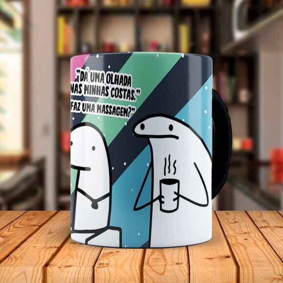 Caneca Mágica Flork Profissão Fisioterapia com Nome