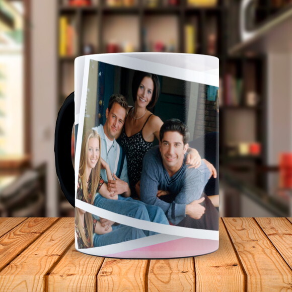 Caneca Mágica Friends Série Personalizada com Nome