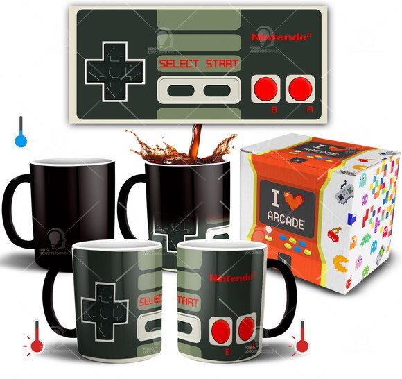 Caneca Mágica Game Arcade jogar Vídeo Game + Caixinha