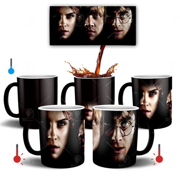 Caneca Mágica Harry Potter Hermione Weasley
