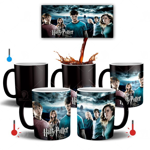 Caneca Mágica Harry Potter Ordem da Fênix