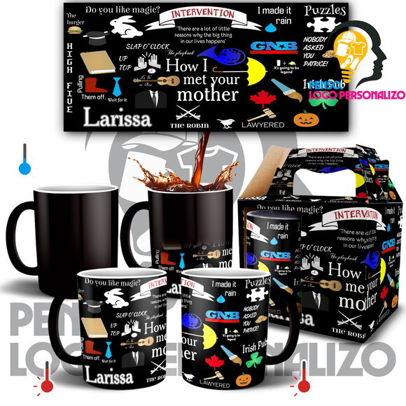Caneca Mágica How I Met Your Mother Seriado Série com Nome