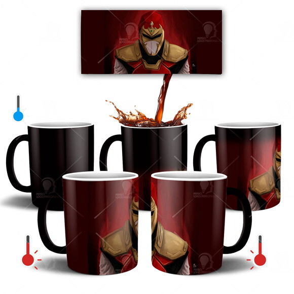 Caneca Mágica Jiraya + Caixinha - Mod 002