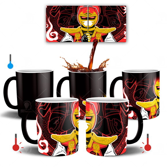 Caneca Mágica Jiraya + Caixinha - Mod 001