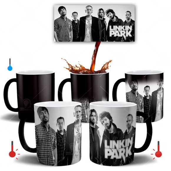Caneca Mágica Linkin Park Banda Rock