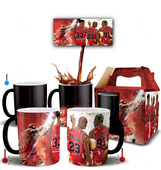 Caneca Mágica Michael Jordan The Last Dance + Caixinha