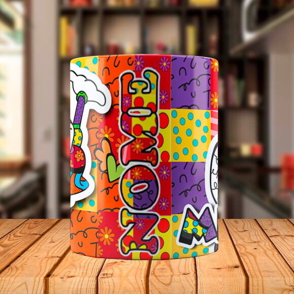 Caneca Mágica Minnie Personalizado com Nome