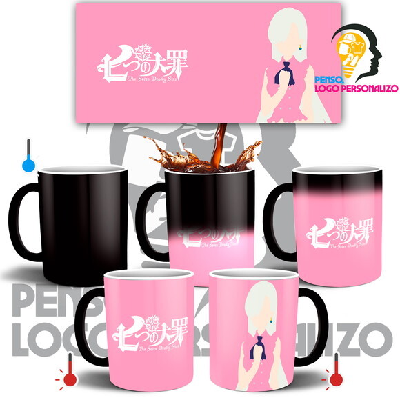 Caneca Mágica Nanatsu No Taizai Elizabeth + Caixa Mod 005