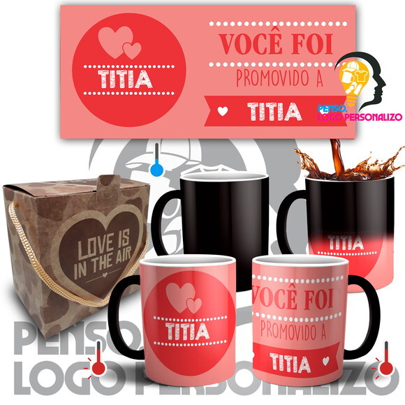 Caneca Mágica Nascimento promovida a Titia + Caixinha