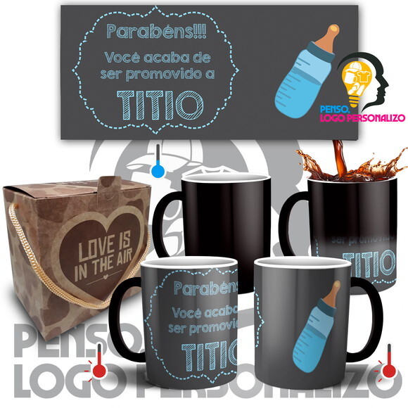 Caneca Mágica Nascimento promovido a Titio + Caixinha