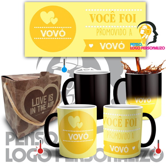 Caneca Mágica Nascimento promovida a Vovó + Caixinha