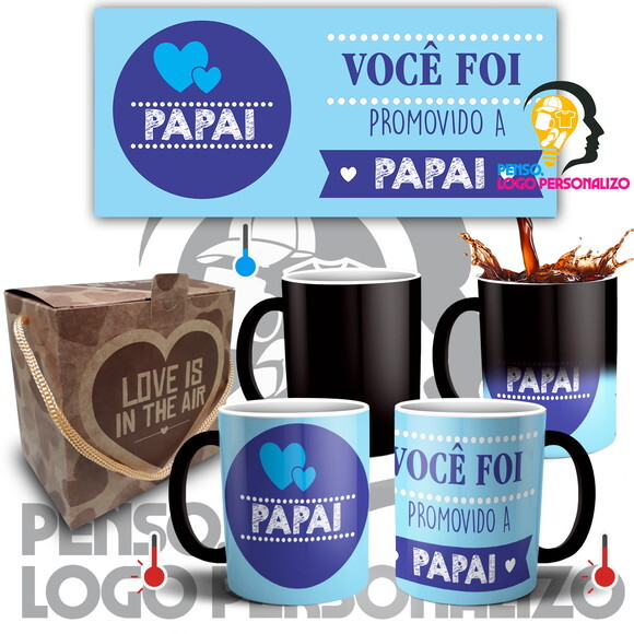 Caneca Mágica Nascimento promovido a Papai + Caixinha