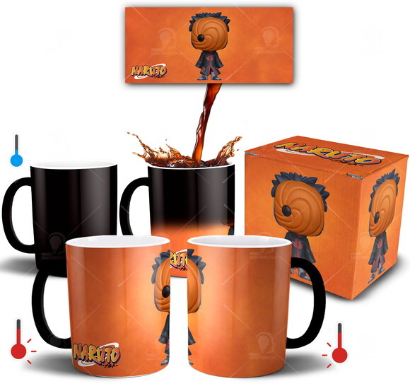 Caneca Mágica Obito Uchiha Funko + Caixinha