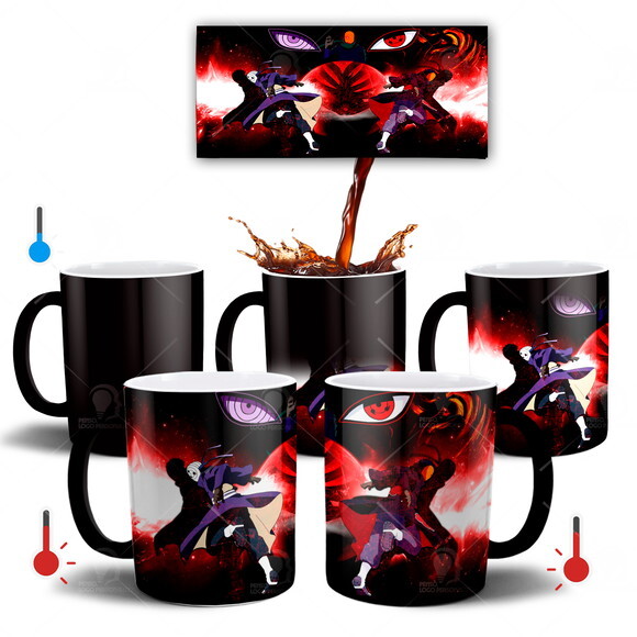 Caneca Mágica Obito Uchiha Naruto Shippuden