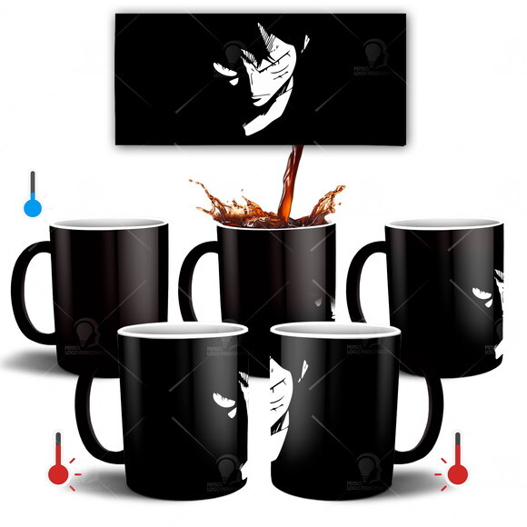 Caneca Mágica One Piece Monkey D. Ruffy, O Chapéu de Palha