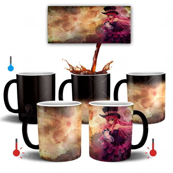 Caneca Mágica One Piece Perona Princesa Fantasma