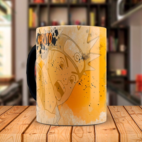 Caneca Mágica Personalizada Naruto com Nome
