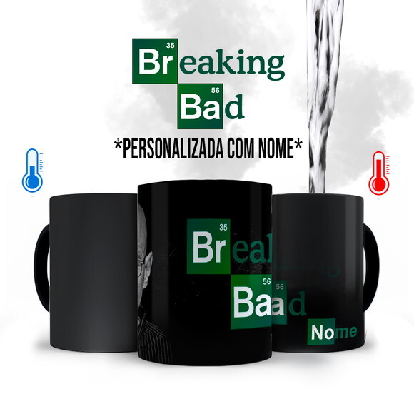 Caneca Mágica Personalizada Série Breaking Bad com Nome