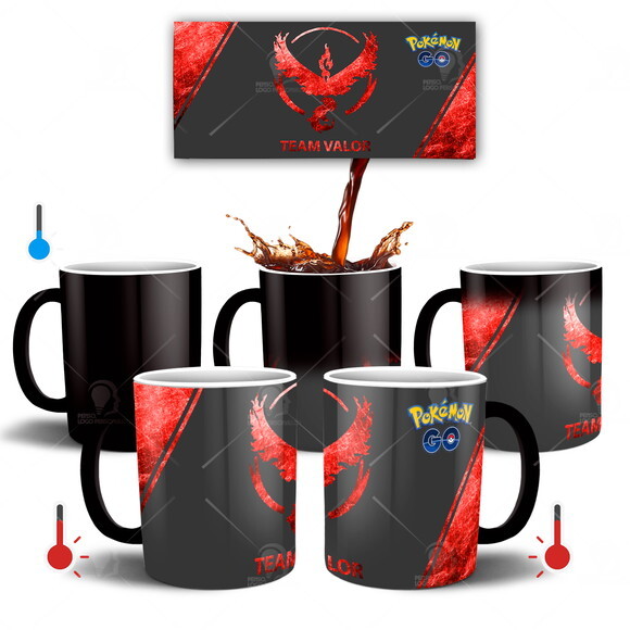 Caneca Mágica Personalizada Pokémon Go + Caixinha
