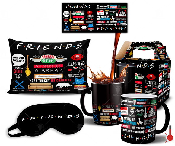 Caneca Mágica personalizada Série Friends com Nome
