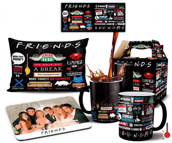 Caneca Mágica personalizada Série Friends com Nome