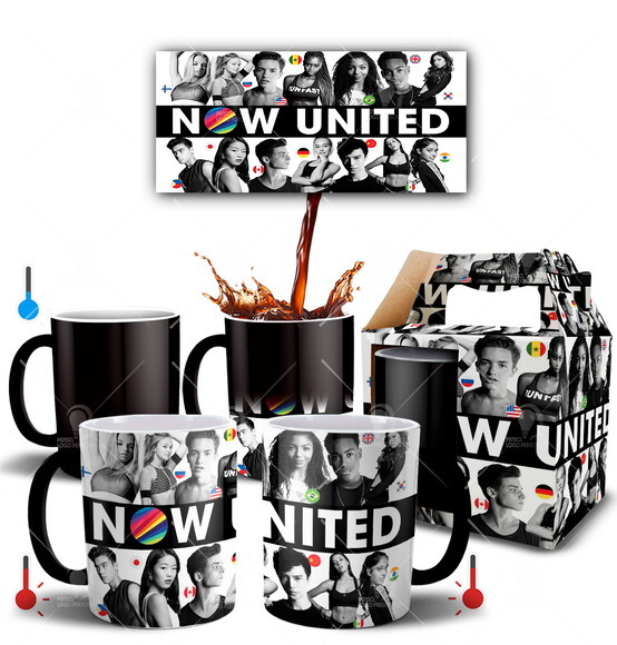 Caneca Mágica Personalizado Grupo Now United - Mod 001