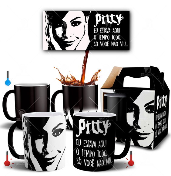 Caneca Mágica Personalizado Cantora Pitty !!!!