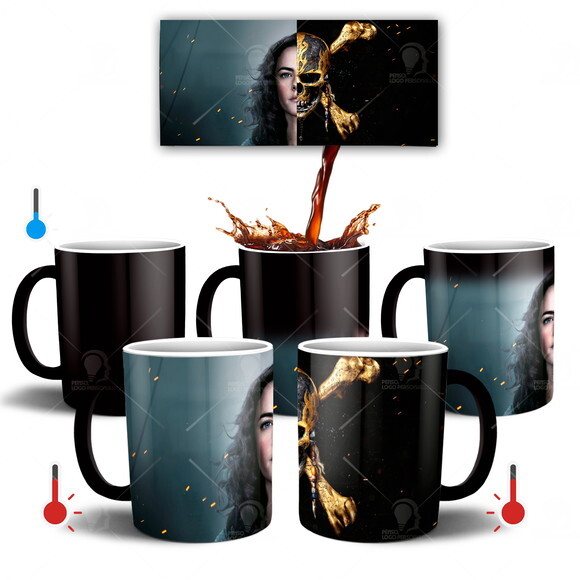 Caneca Mágica Piratas do Caribe Carina Smyth