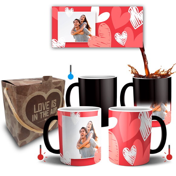 Caneca Mágica Presente de Namoro Noivos Casal - Mod 014