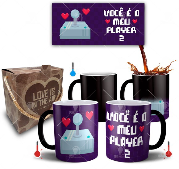 Caneca Mágica Presente de Namoro Você é o Meu Play 2