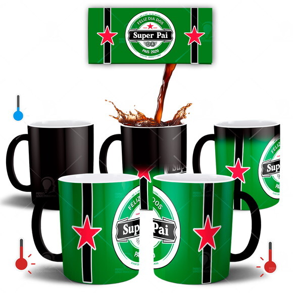 Caneca Mágica Presente DIa dos Pais Super Pai