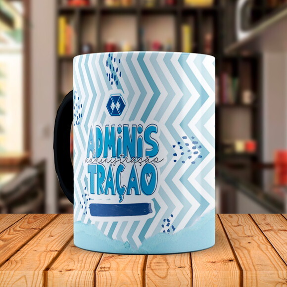Caneca Mágica Profissão Administração com Nome