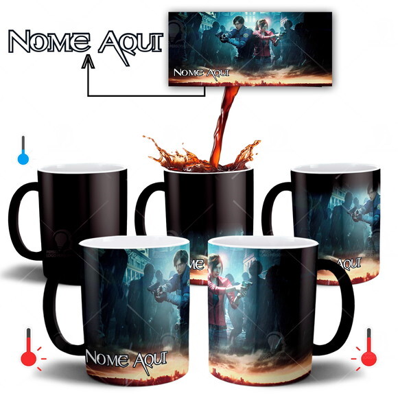 Caneca Mágica Resident Evil 2 com Nome