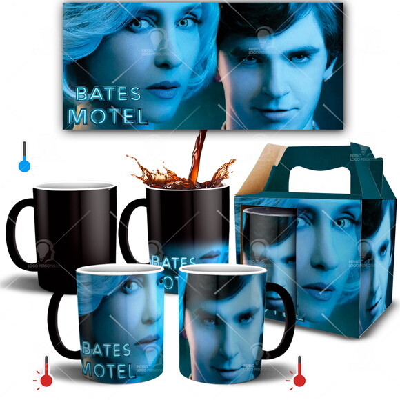 Caneca Mágica Série Bates Motel + Caixinha Personalizada
