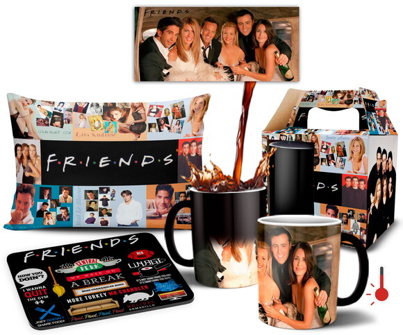 Caneca Mágica Série Friends + KIT Personalizado com Nome
