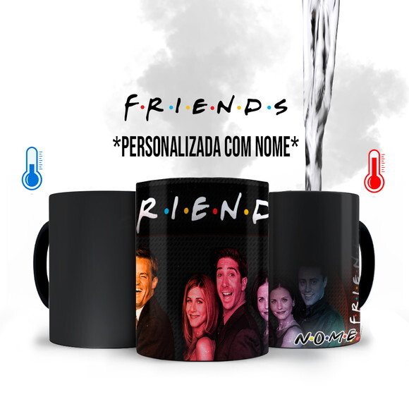 Caneca Mágica Série Friends Personalizada com Nome