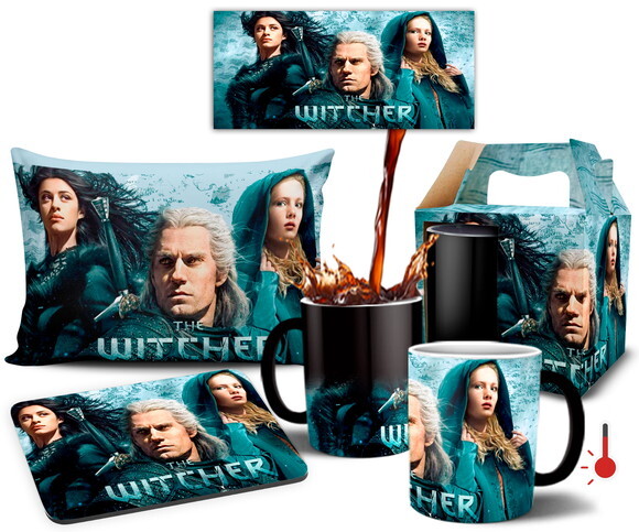 Caneca Mágica Série The Witcher Netflix+ KIT Personalizado