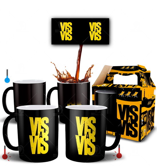 Caneca Mágica Série Vis a Vis + Caixa - Mod 001