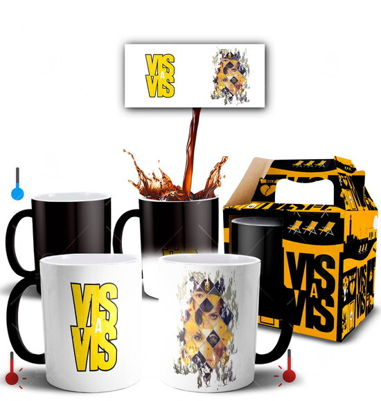Caneca Mágica Série Vis a Vis + Caixa - Mod 003