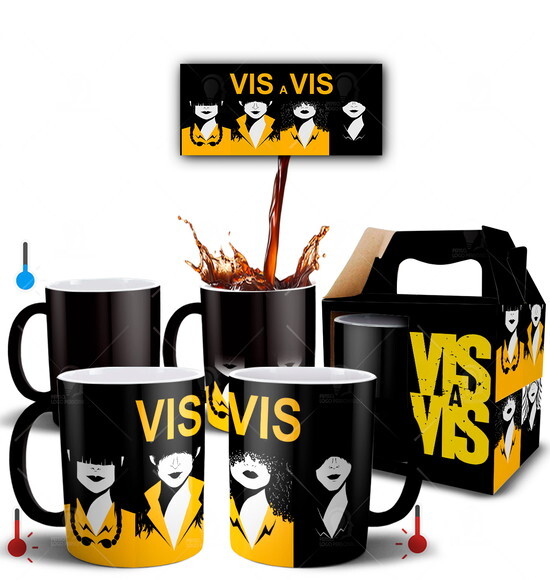 Caneca Mágica Série Vis a Vis + Caixa - Mod 004