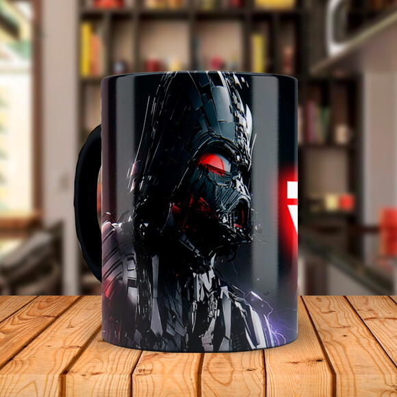 Caneca Mágica Star Wars + Kit Darth Vader Nome Personalizado