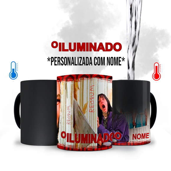 Caneca Mágica Terror Filme o Iluminado com Nome