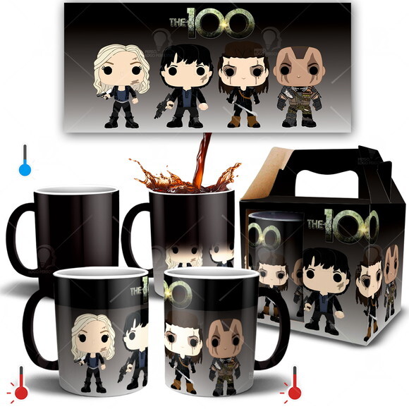 Caneca Mágica The 100 Série seriado Netflix + Caixinha