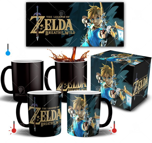 Caneca Mágica The Legend of Zelda + Caixinha