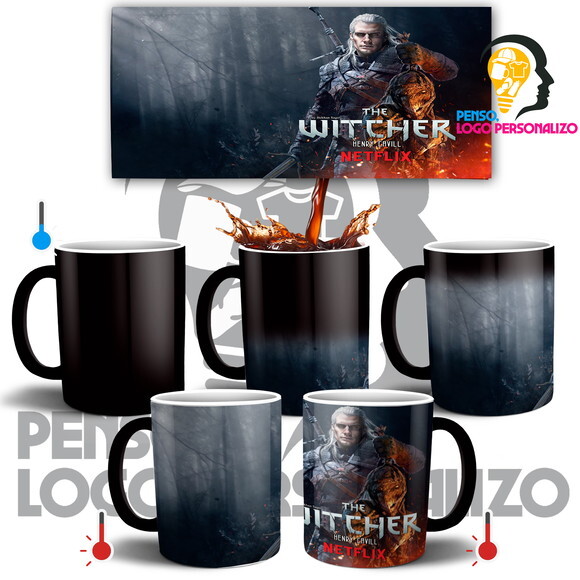 Caneca Mágica The Witcher Série Netflix game Jogo #002