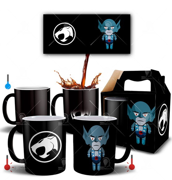Caneca Mágica ThunderCats Panthro + Caixinha