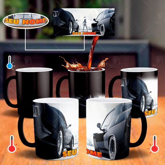 Caneca Mágica Velozes e Furiosos filme Com seu Nome