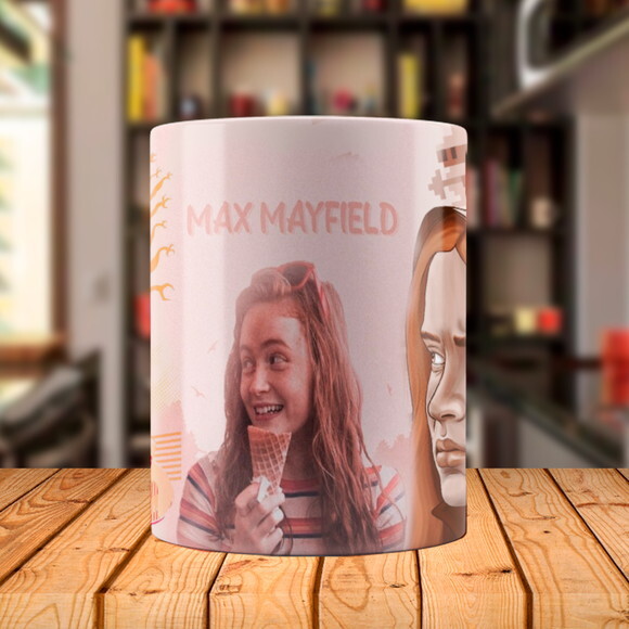 Caneca Max Stranger Things Personalizado com Nome