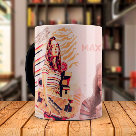 Caneca Max Stranger Things Personalizado com Nome