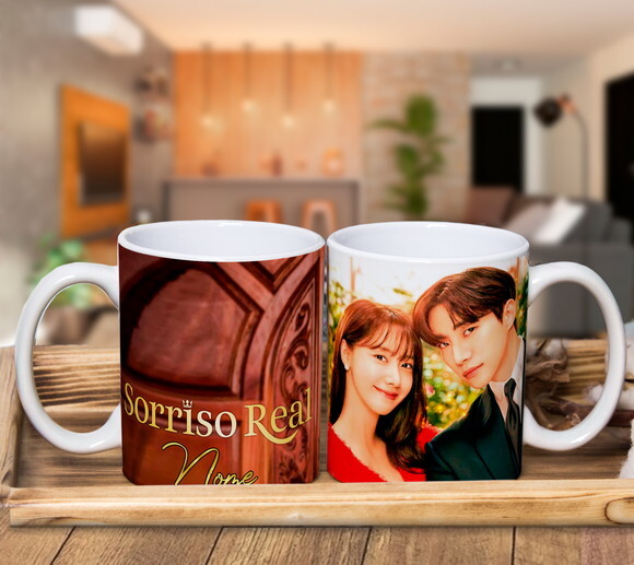 Caneca Personalizada + Kit Dorama Sorriso Real
